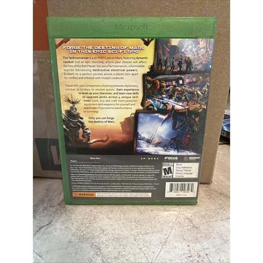 Technomancer (Xbox‎ One, 2016) Tested And Working Clean Free Shipping